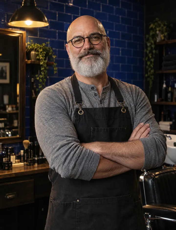 Walt K., barber